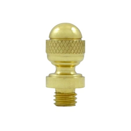 Deltana DSAT3 Acorn Cabinet Finial Polished Brass, 10PK DSAT3-XCP10